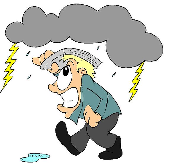 I knew I should have brought an umbrella—and a lightning rod I knew I should have brought an umbrella—and a lightning rod